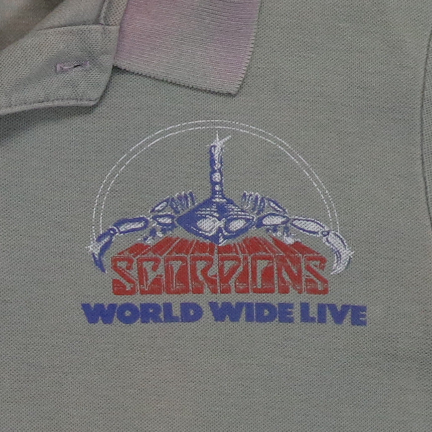 1985 Scorpions Summer Sting Collard Shirt