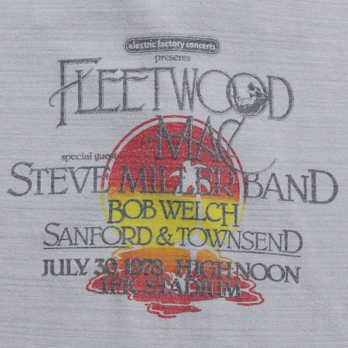 1978 Fleetwood Mac Tour Crew Long Sleeve Shirt