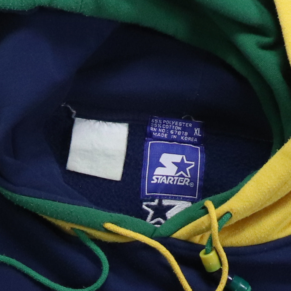 1990s Notre Dame Double Hooded Starter Hoodie