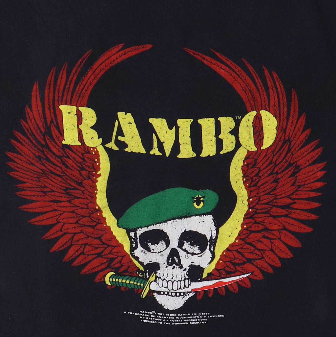 1985 Rambo Movie Promo Shirt