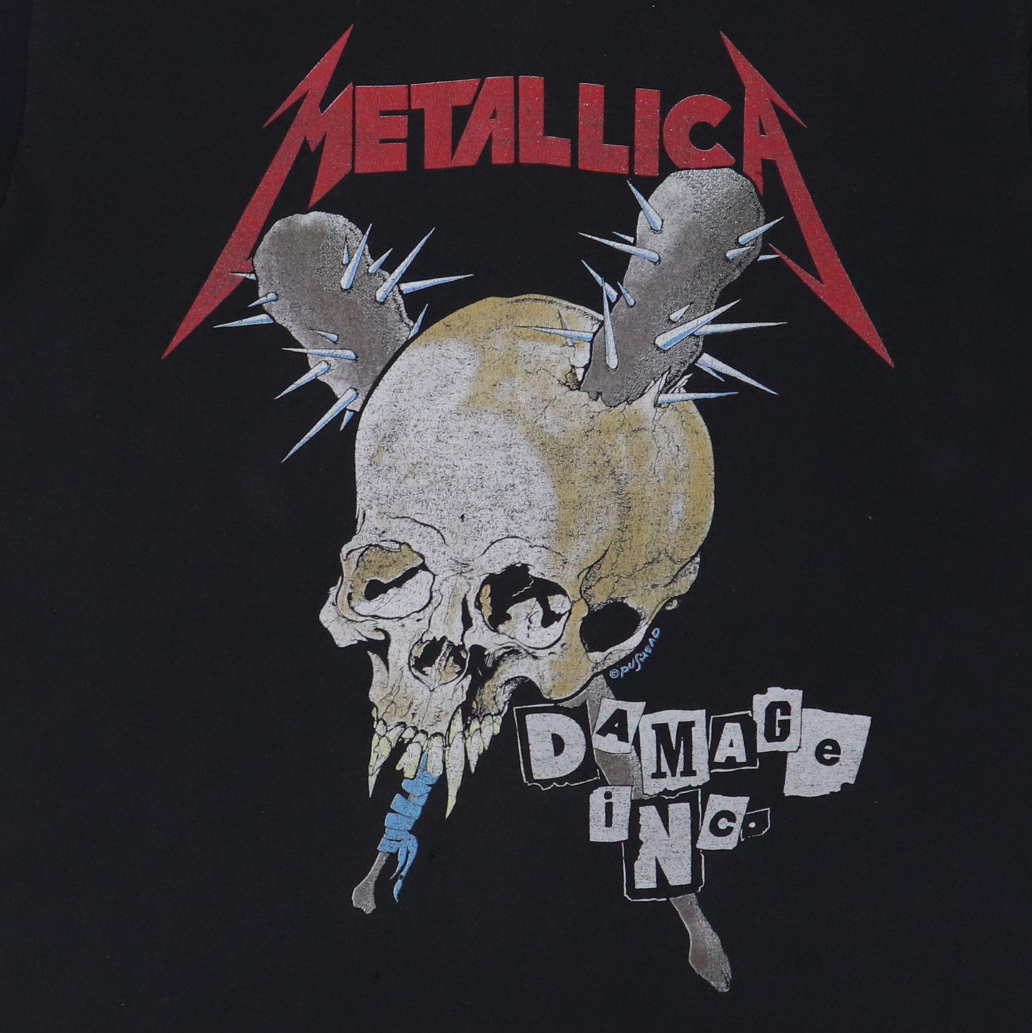 1980s Metallica Damage Inc Tour Shirt