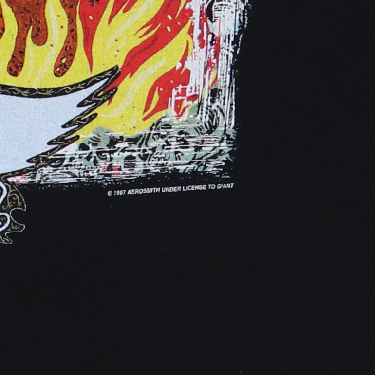 1997 Aerosmith Nine Lives Tour Shirt