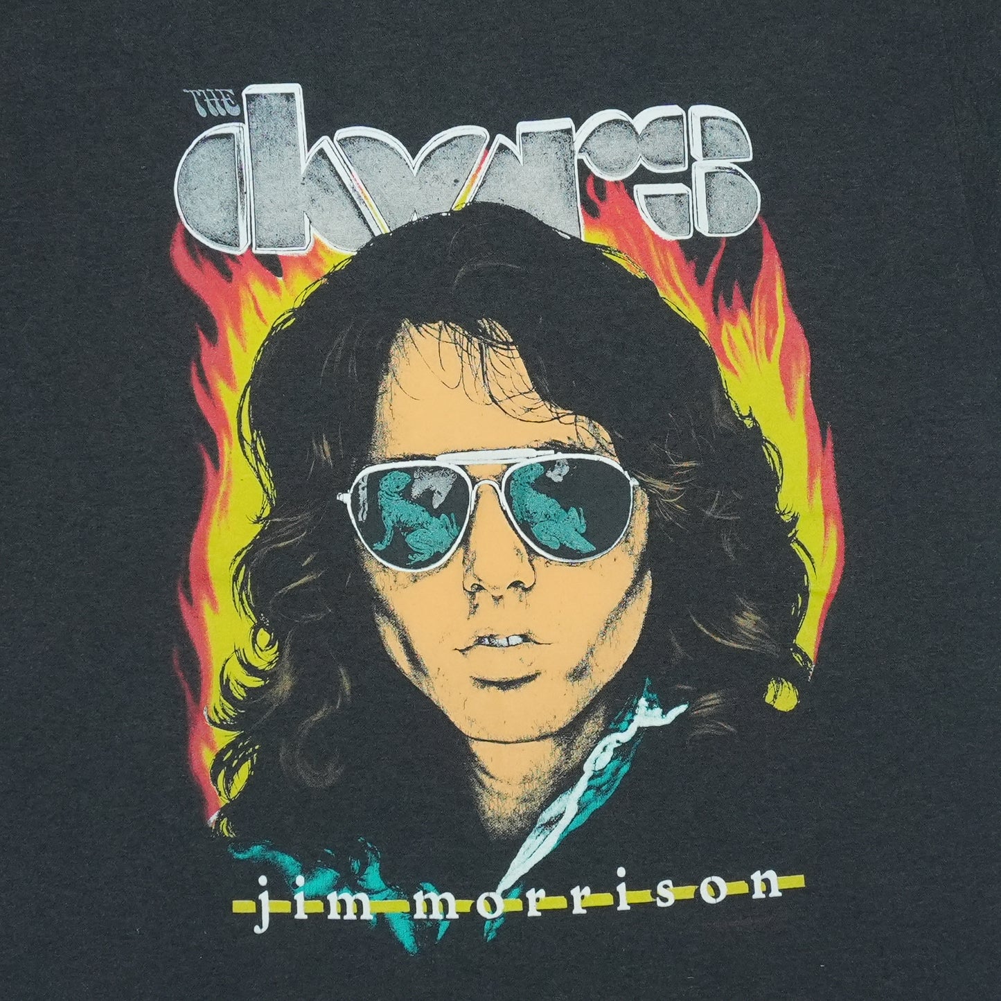 1988 Jim Morrison Lizard King Shirt Detail