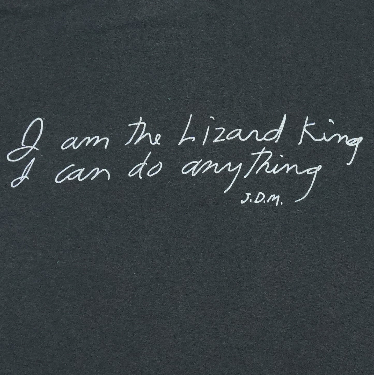 1988 Jim Morrison Lizard King Shirt Detail