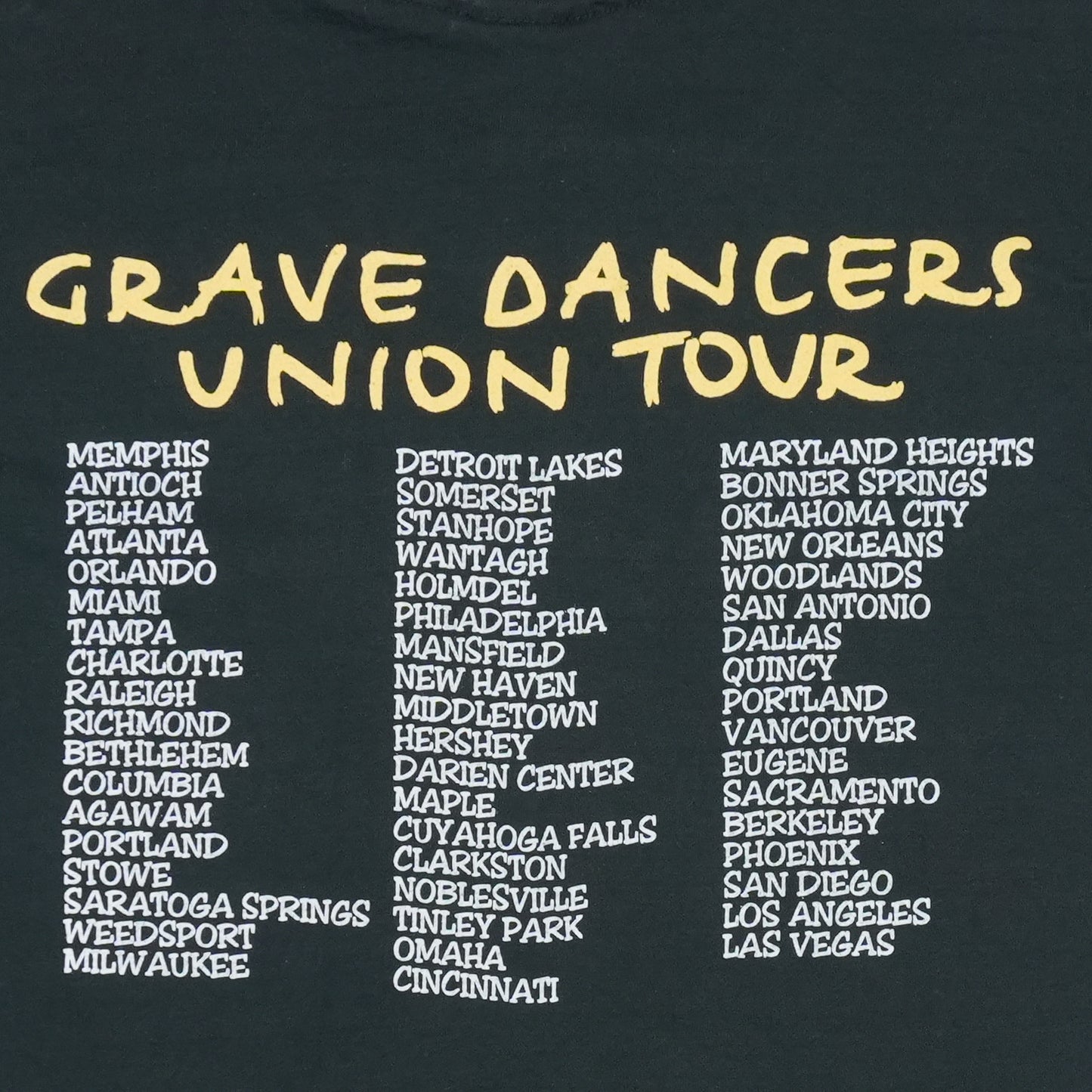 1992 Soul Asylum Grave Dancers Union Tour Shirt