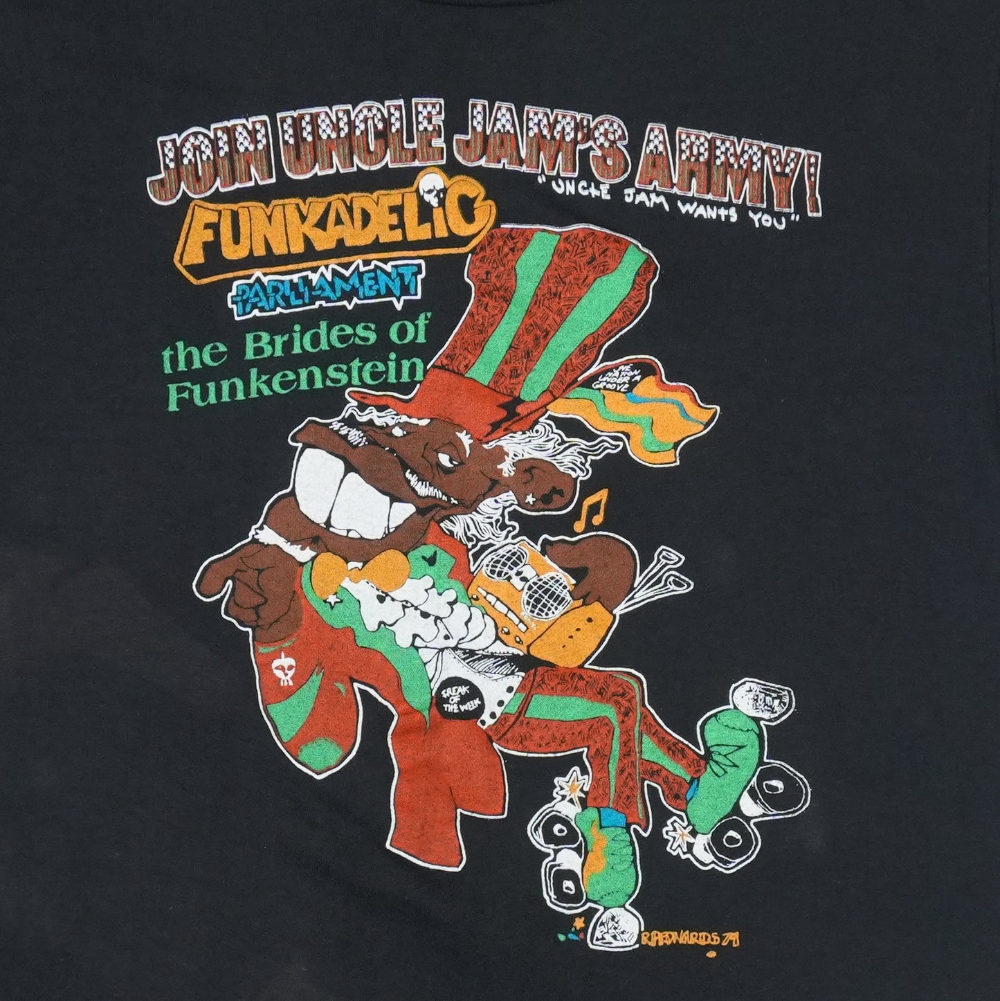 1979 Funkadelic Parliament Brides Of Funkenstein Shirt