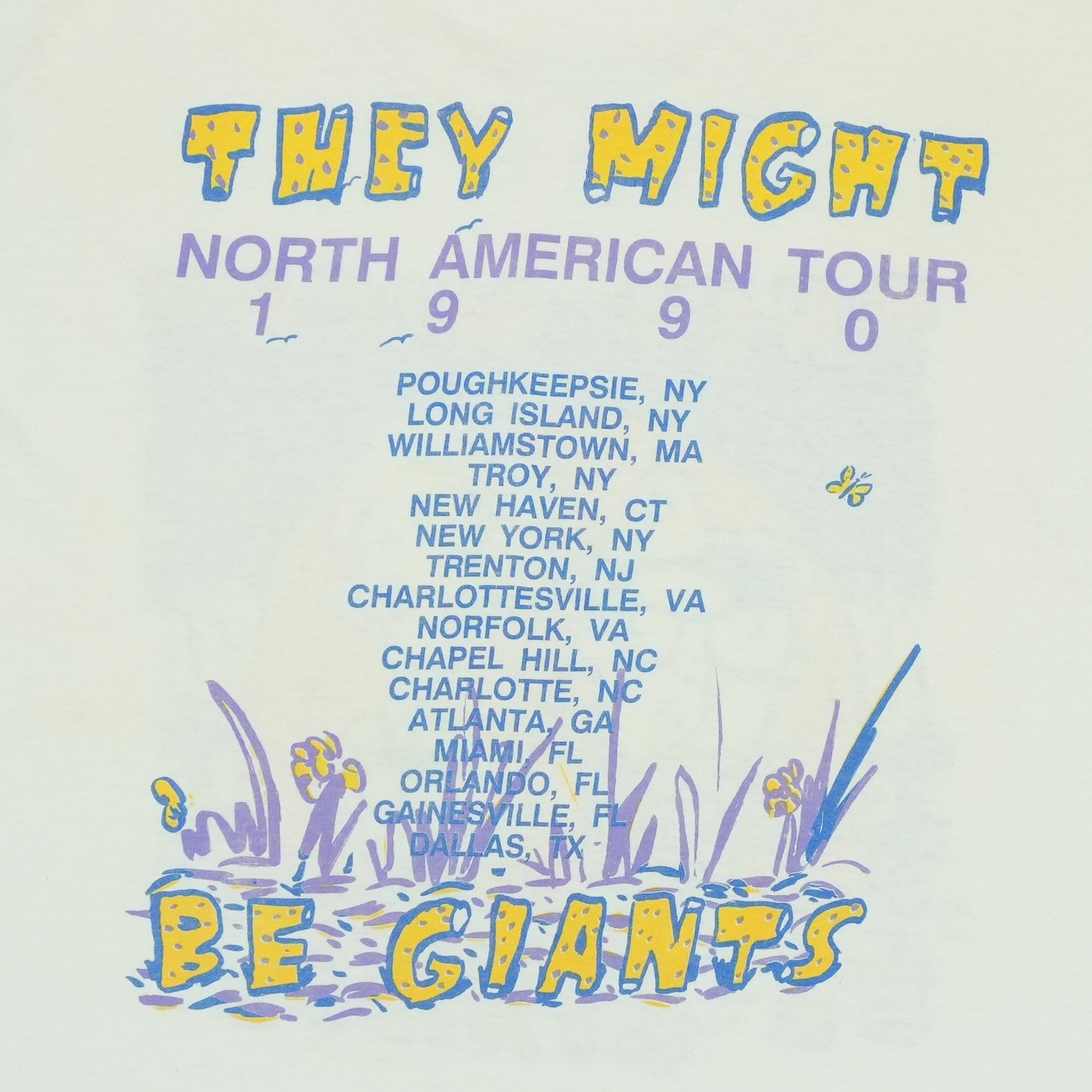 1990 The Might Be Giants Tour Shirt