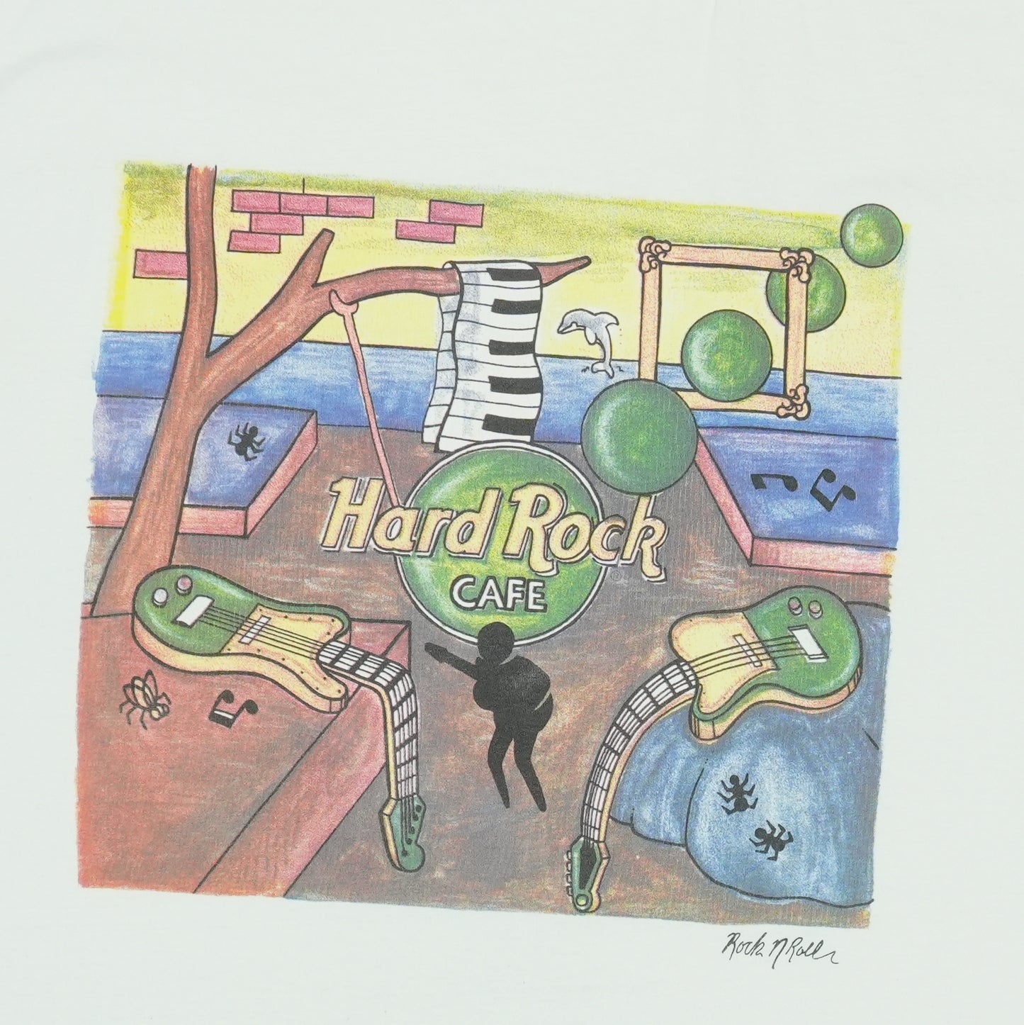 1990s Hard Rock Café Madrid Dali Shirt