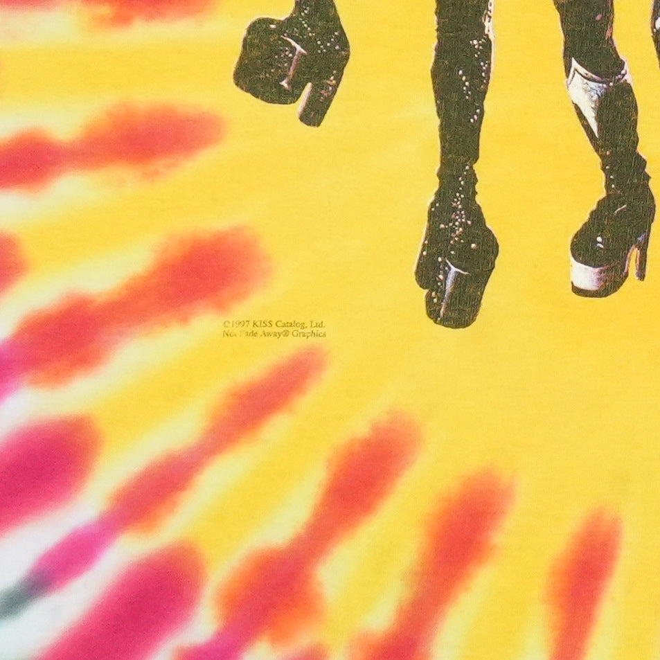 1997 Kiss Destroyer Tie Dye Shirt
