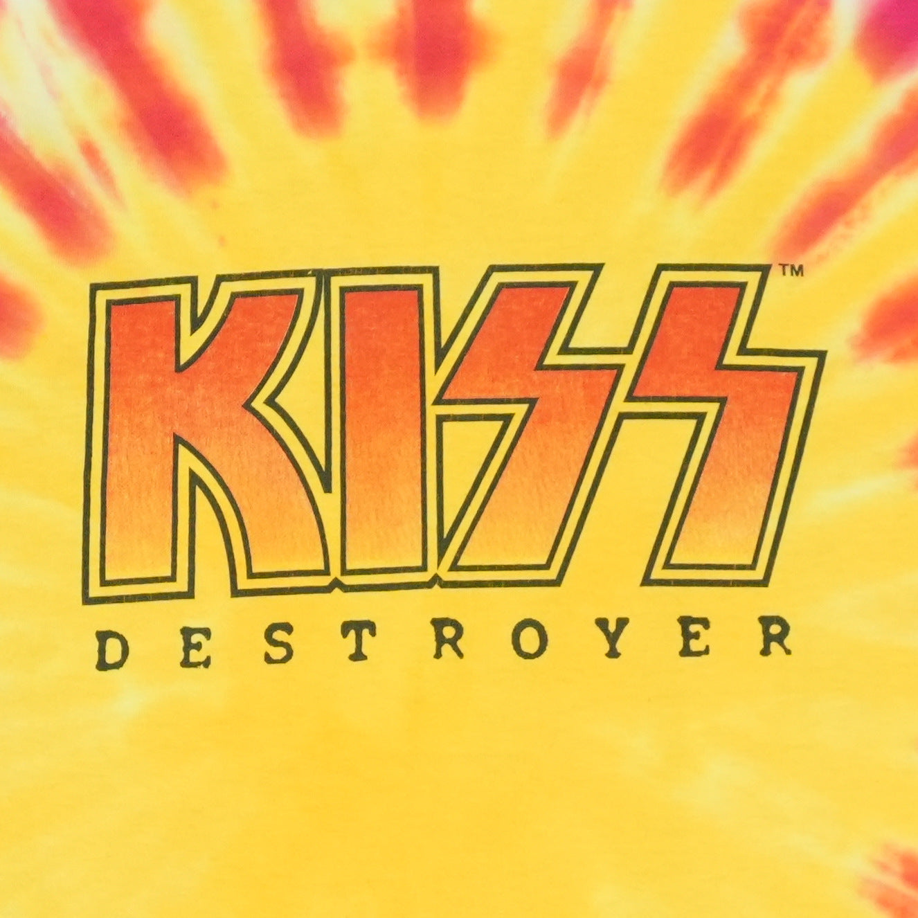 1997 Kiss Destroyer Tie Dye Shirt