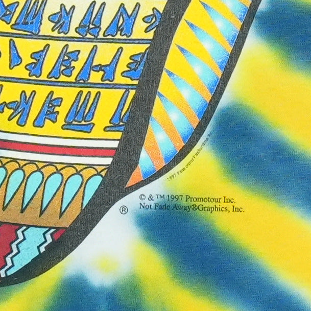 1997 Rolling Stones Bridges To Babylon Tour Tie Dye Shirt