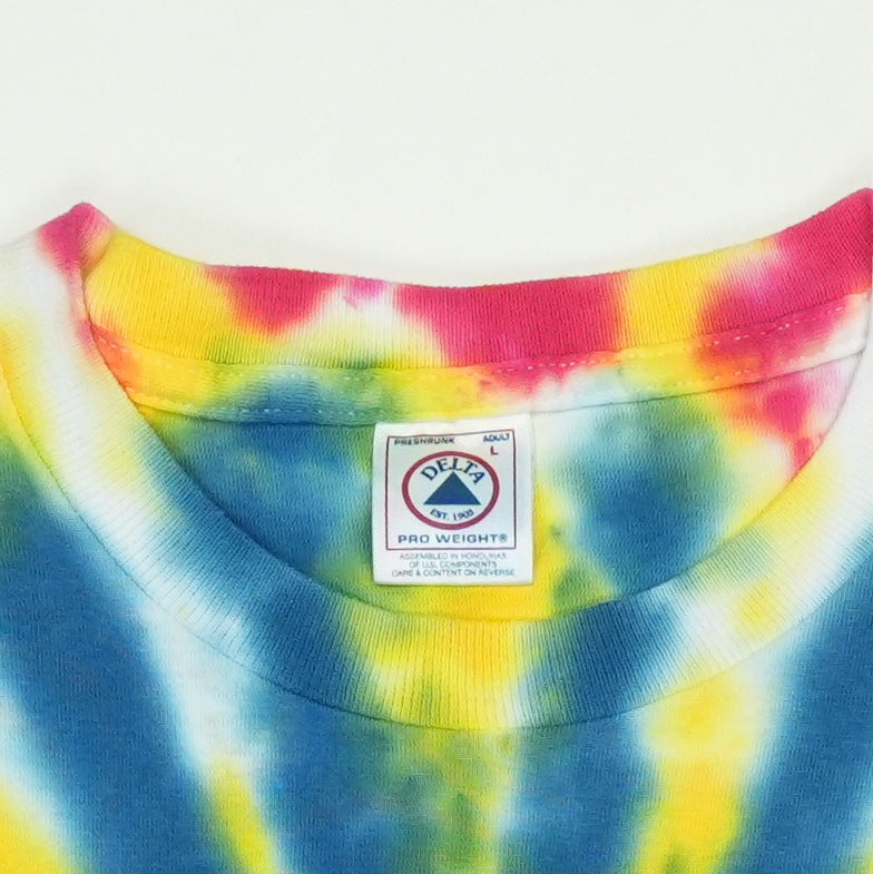 1997 Rolling Stones Bridges To Babylon Tour Tie Dye Shirt