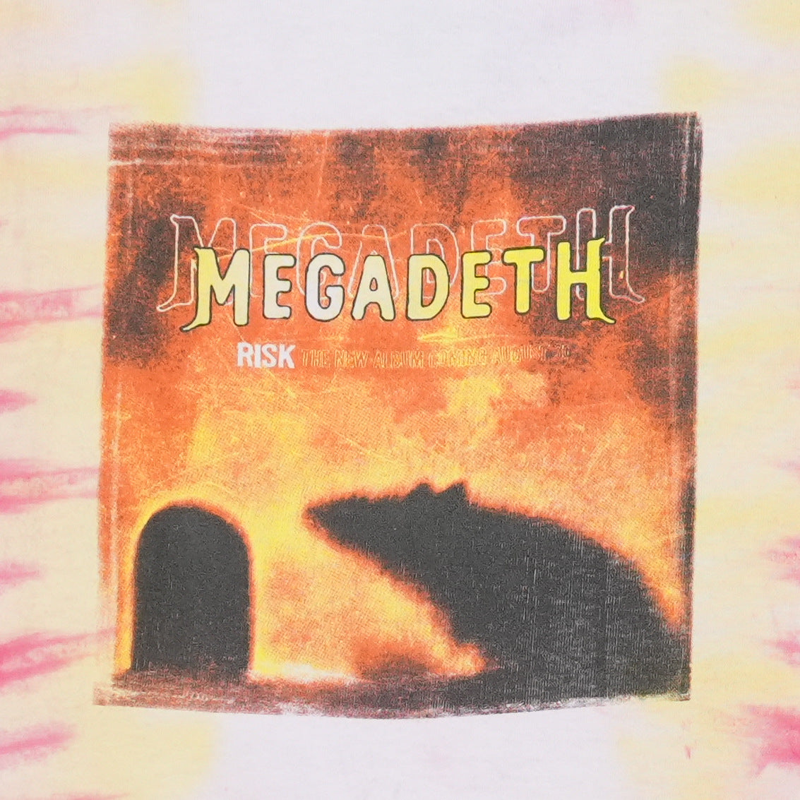 1998 Megadeth Jambo-Freakin-Ree Tie Dye Concert Shirt