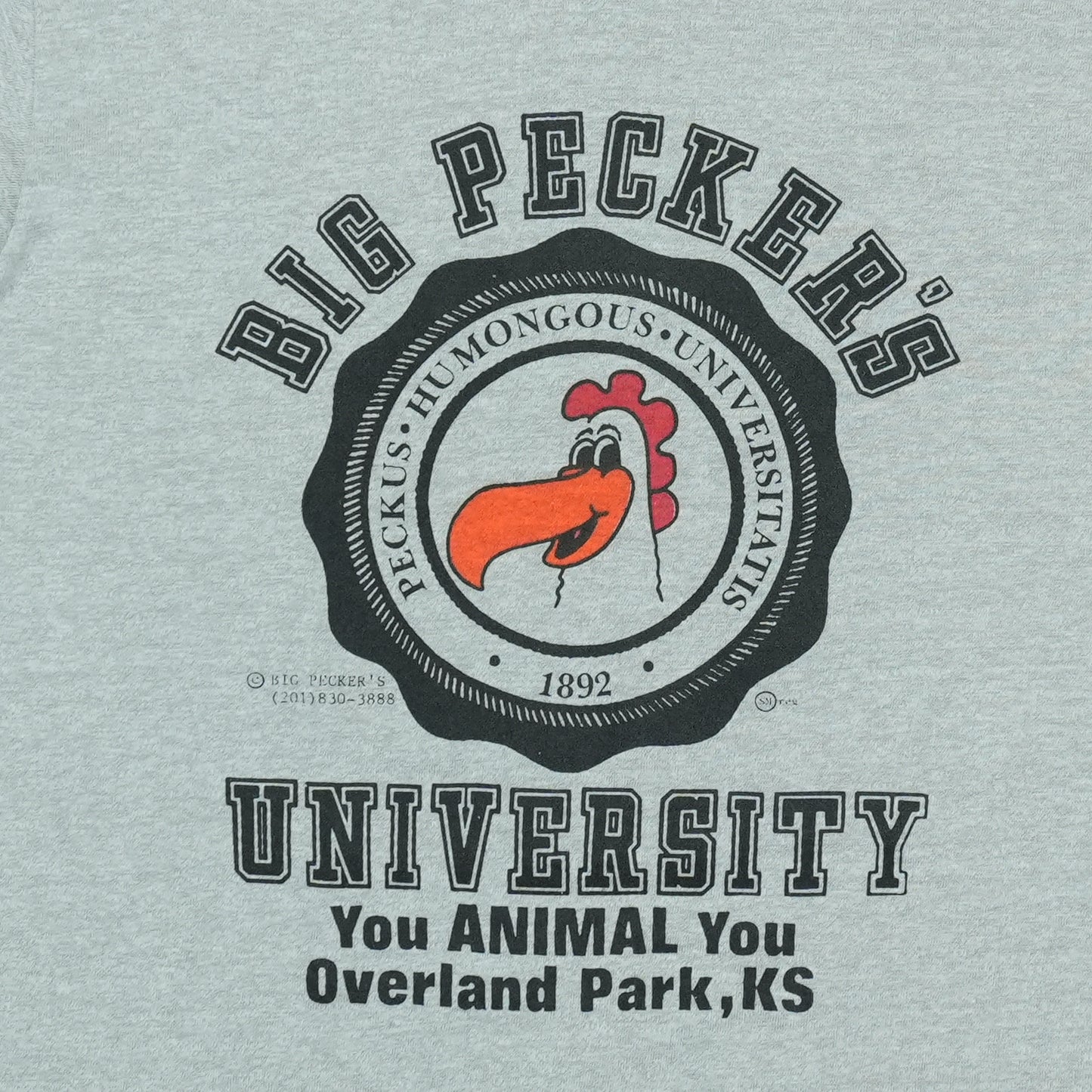 1980s Big Pecker's You Animal You Skate Shirt