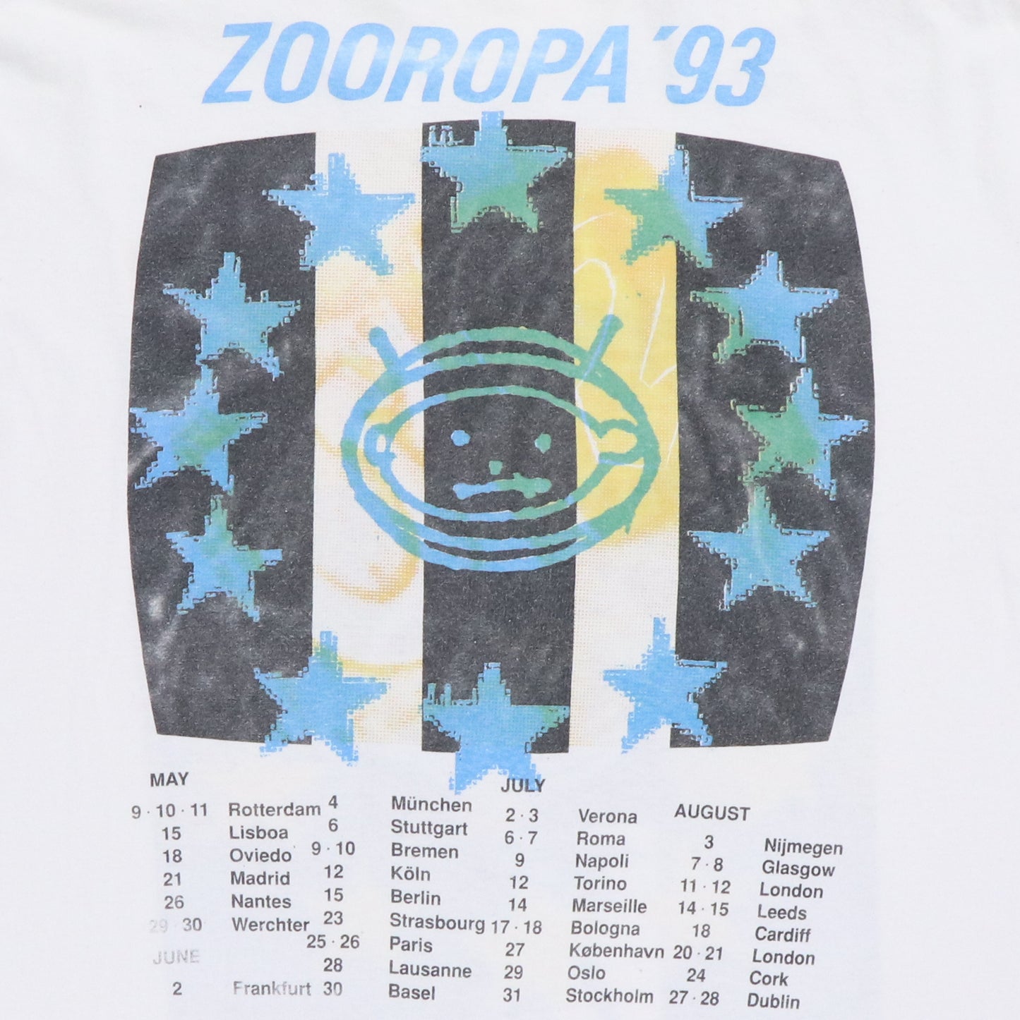 1993 U2 Zooropa Tour Shirt