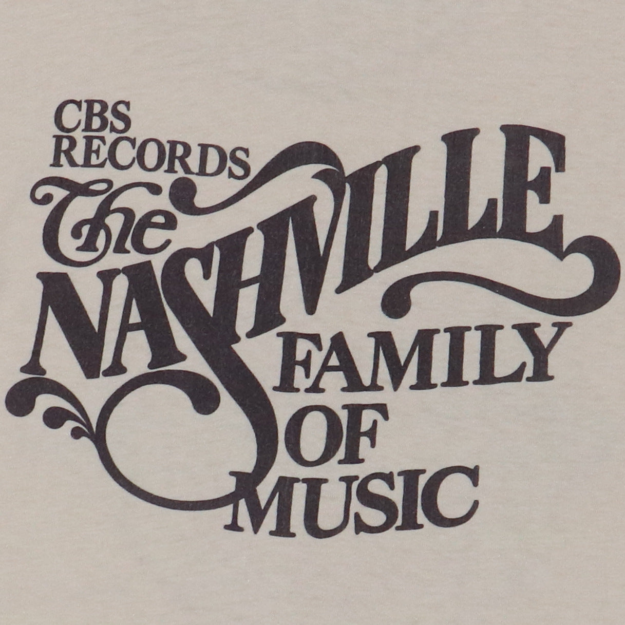 1970s Music Train CBS Records Nashville Shirt