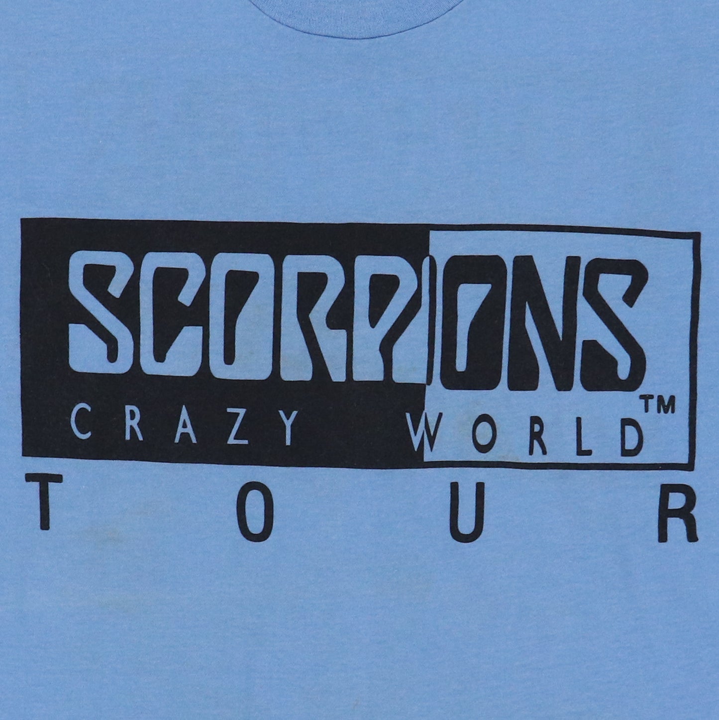 1991 Scorpions Crazy World Tour Shirt