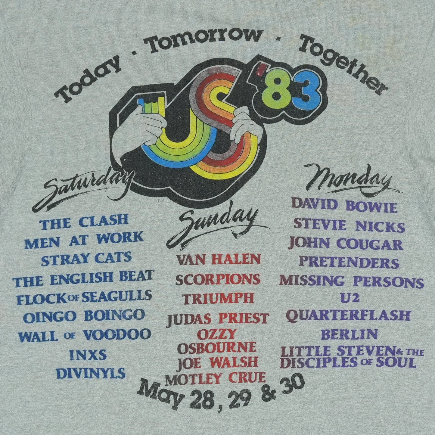 1983 Us Festival Concert Shirt