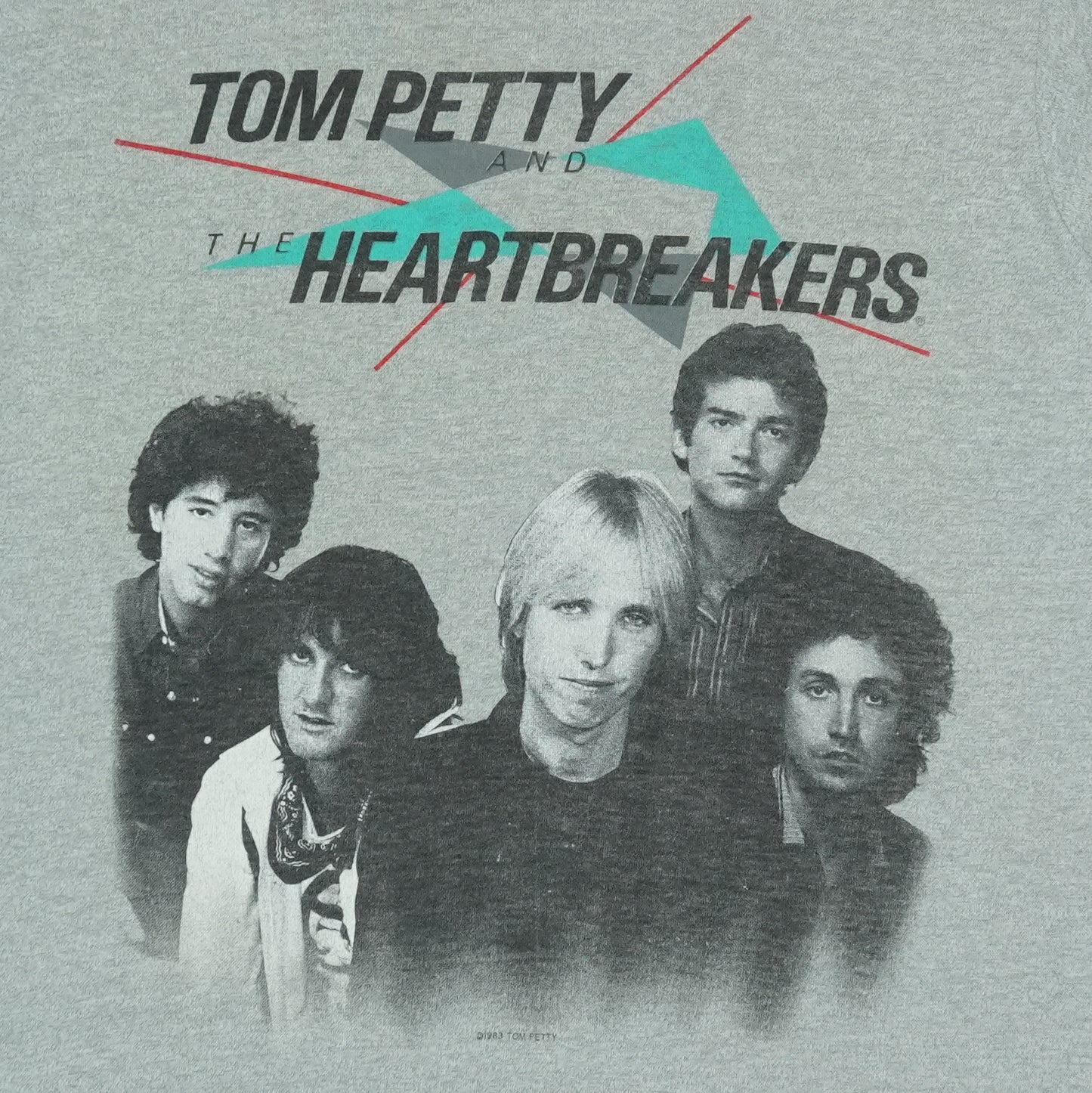 1983 Tom Petty Long After Dark Tour Shirt