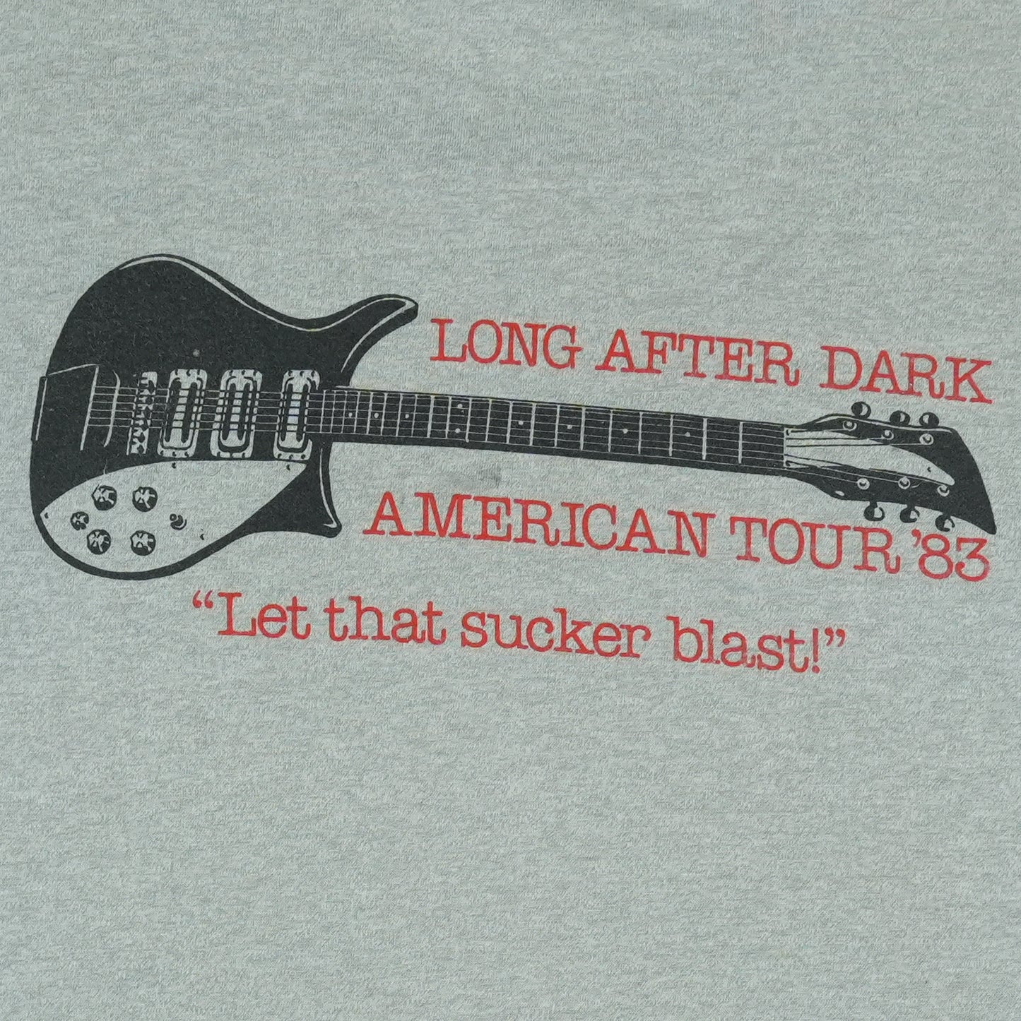 1983 Tom Petty Long After Dark Tour Shirt
