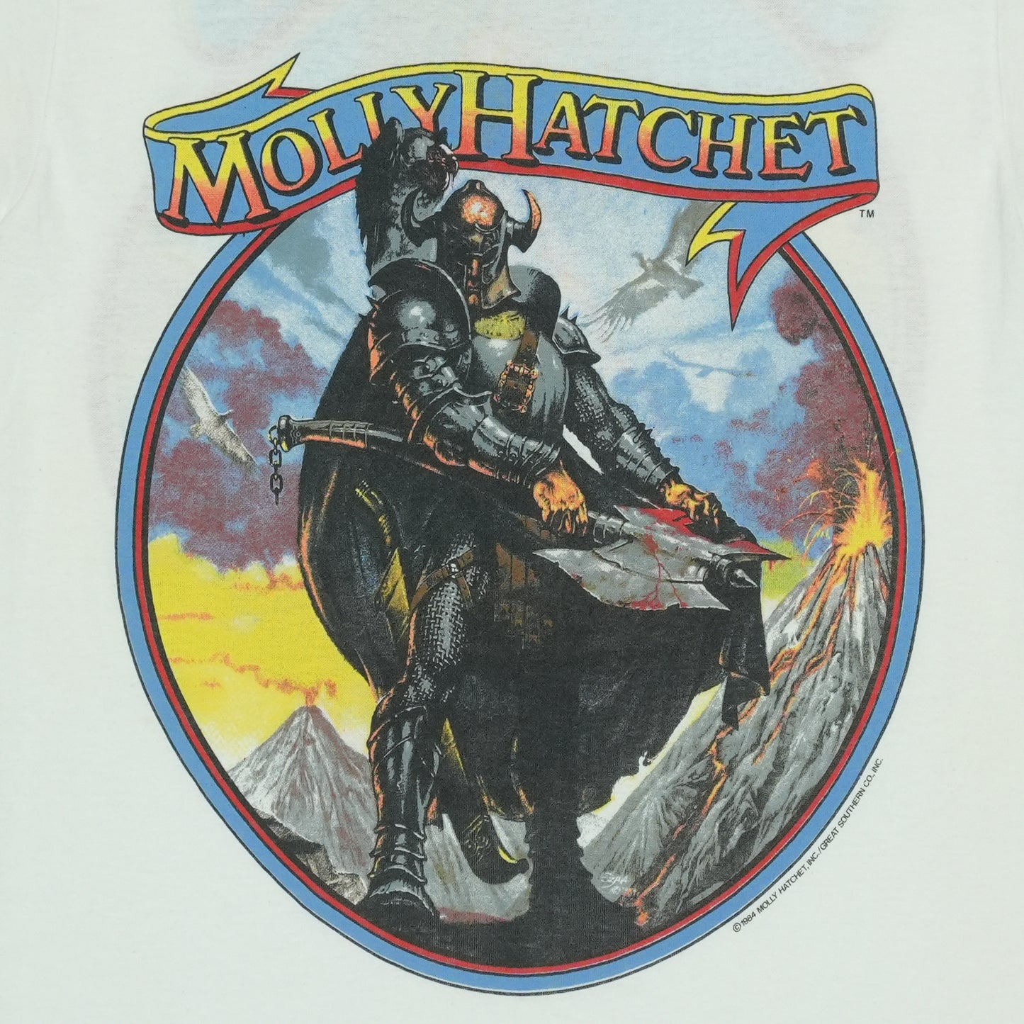 1984 Molly Hatchet The Deed Is Done Tour Shirt