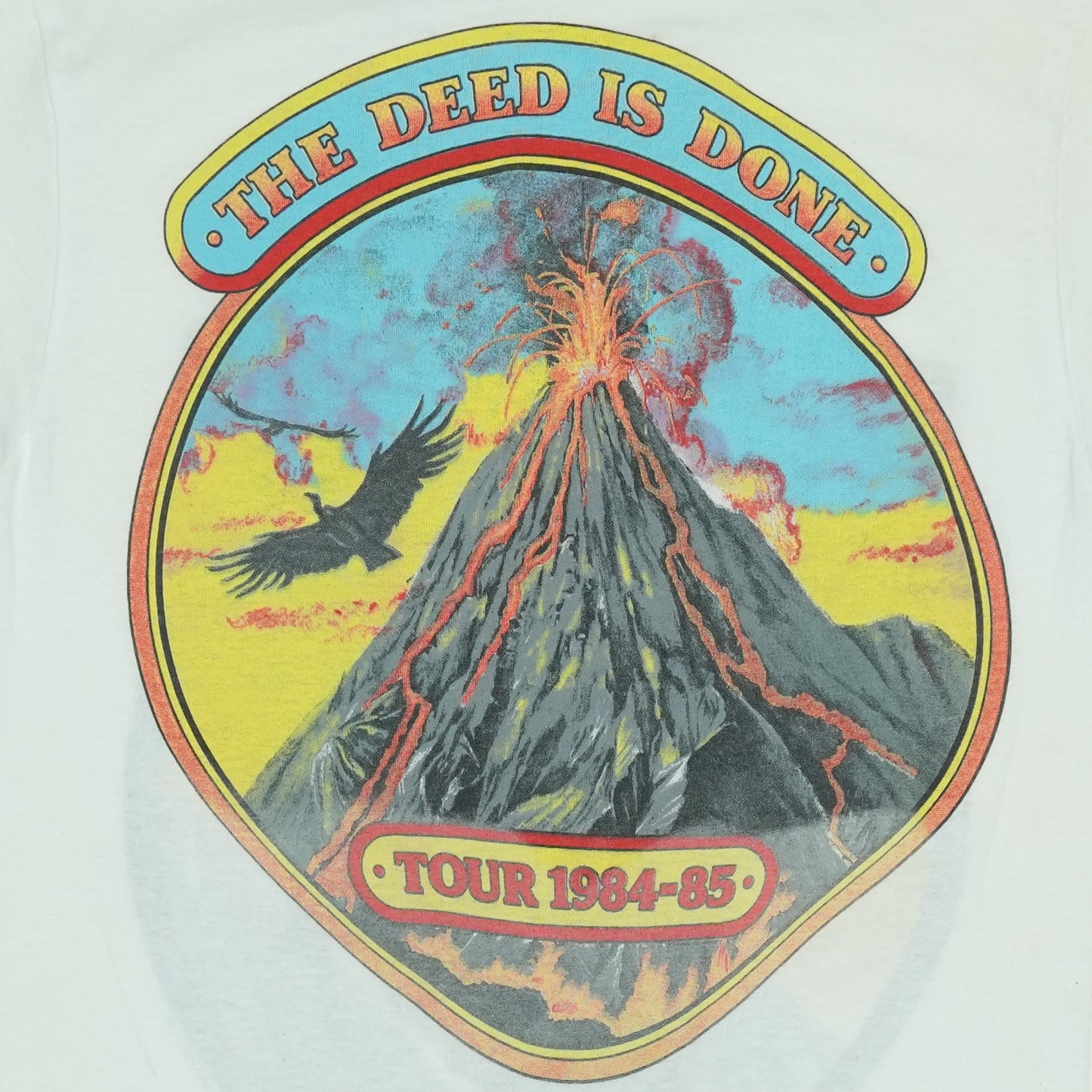 1984 Molly Hatchet The Deed Is Done Tour Shirt