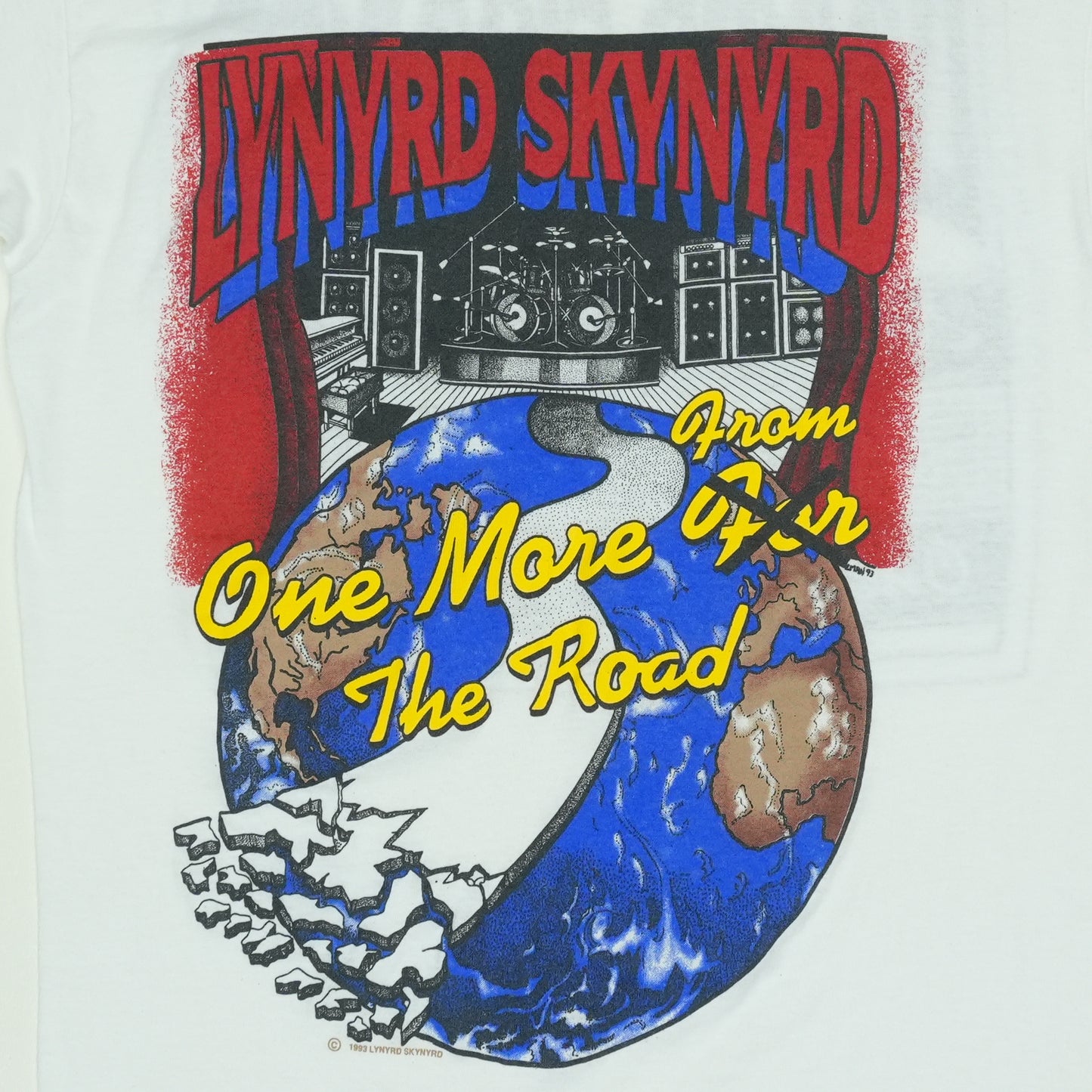 1993 Lynyrd Skynyrd One More From The Road Tour Shirt