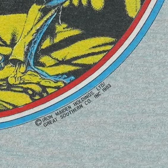 1983 Iron Maiden Piece Of Mind Tour Shirt
