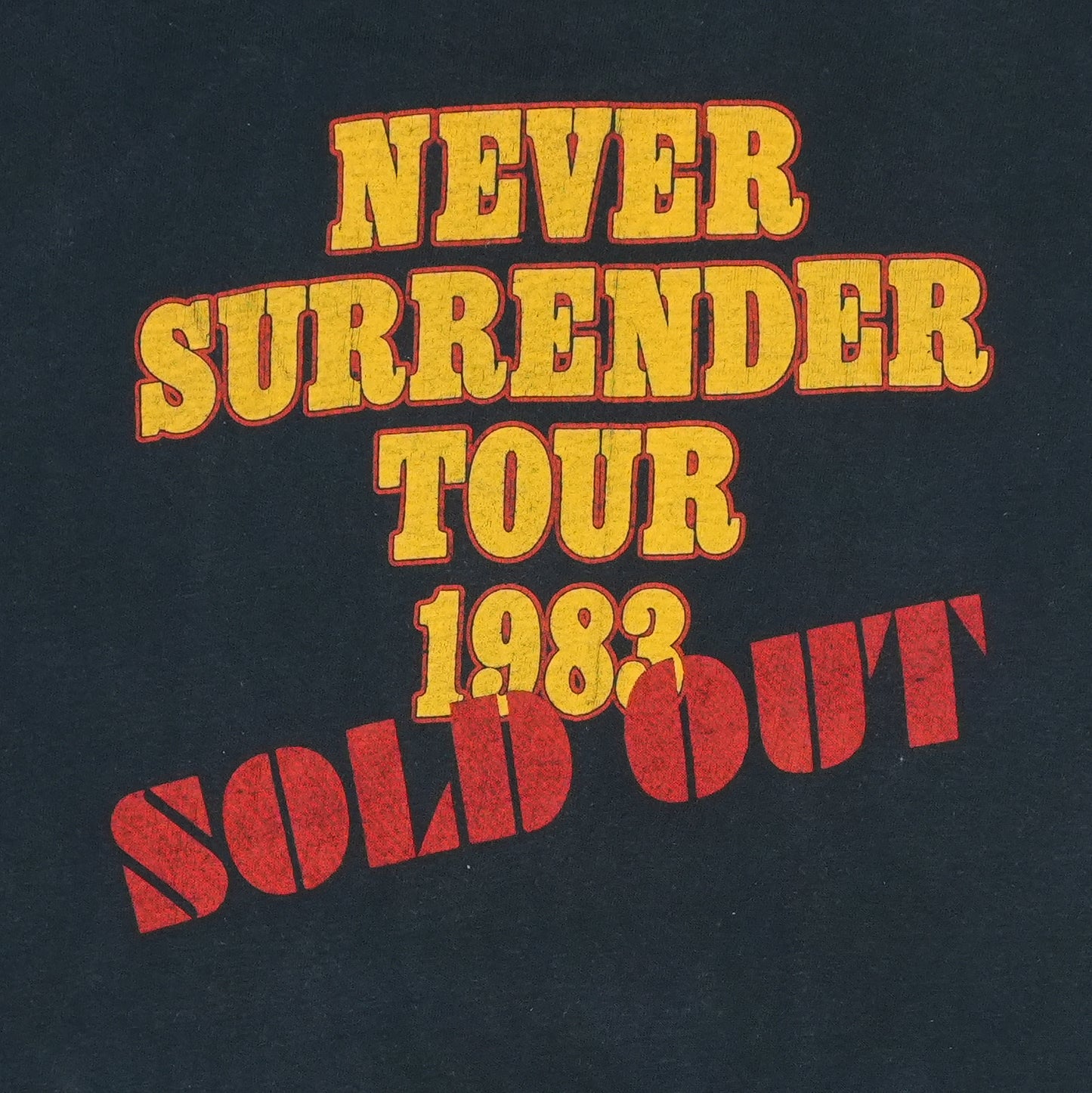 1983 Triumph Never Surrender Tour Shirt