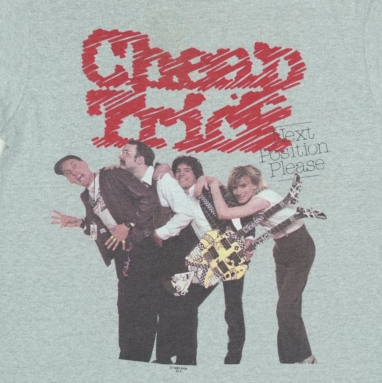 1980s Cheap Trick Next Position Please Tour Shirt