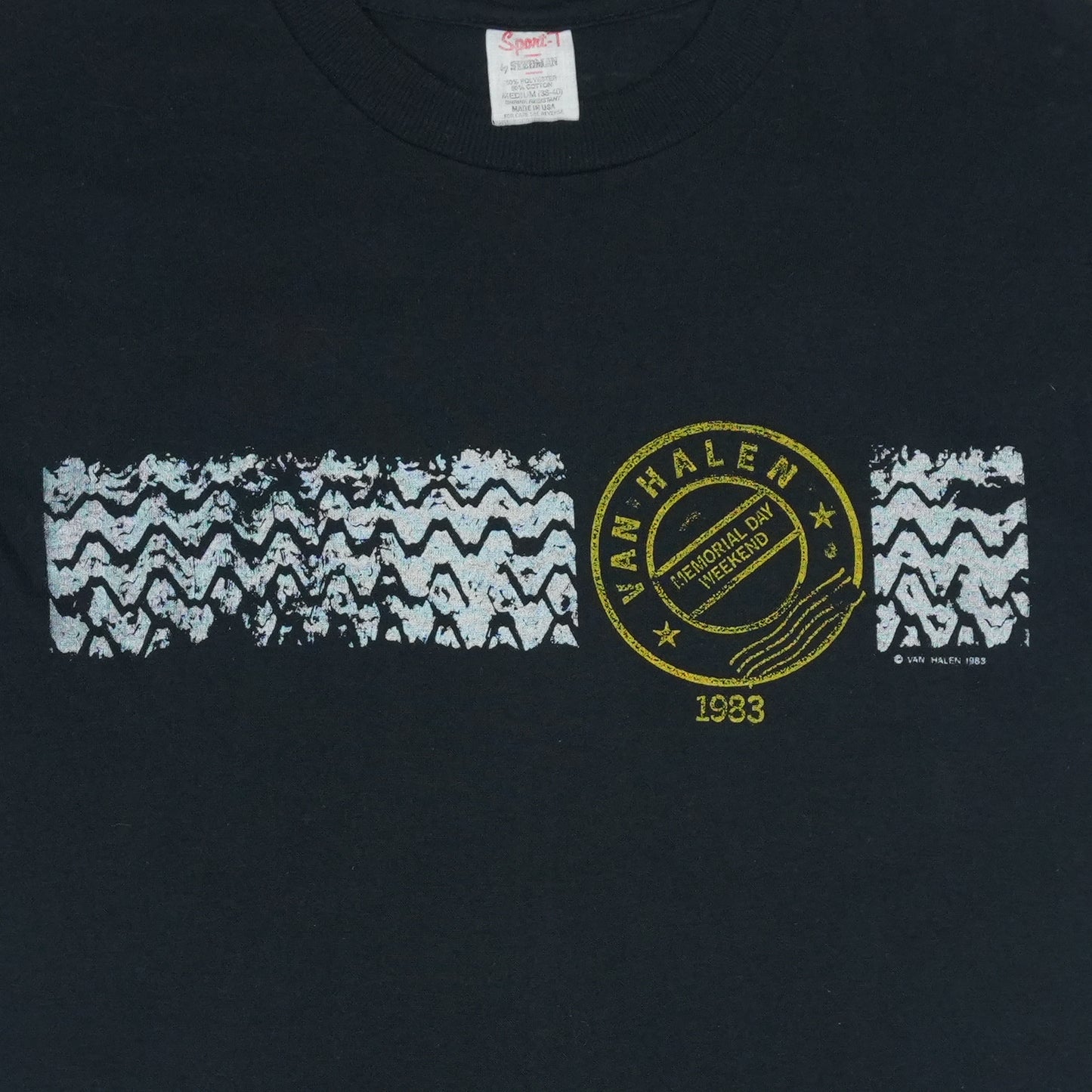 1983 Van Halen Memorial Day Weekend Shirt