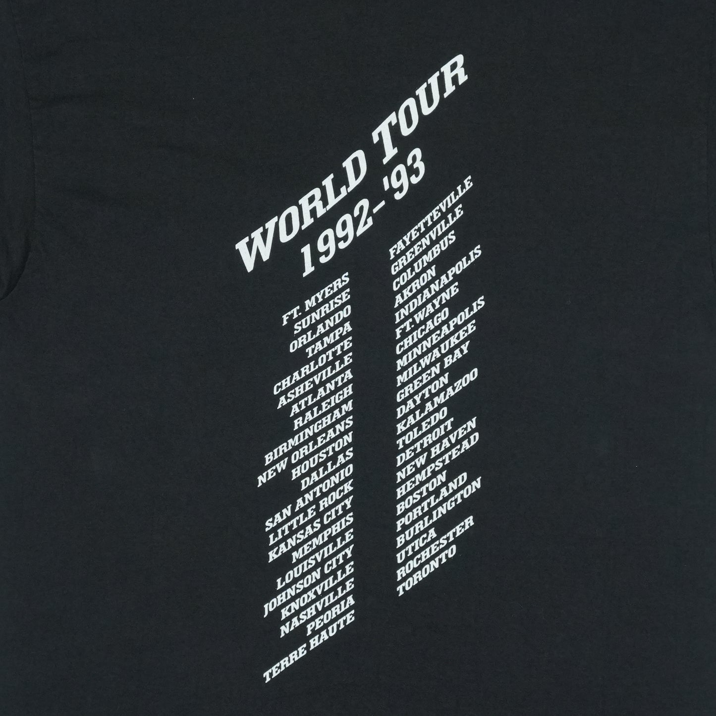 1992 Bad Company World Tour Shirt