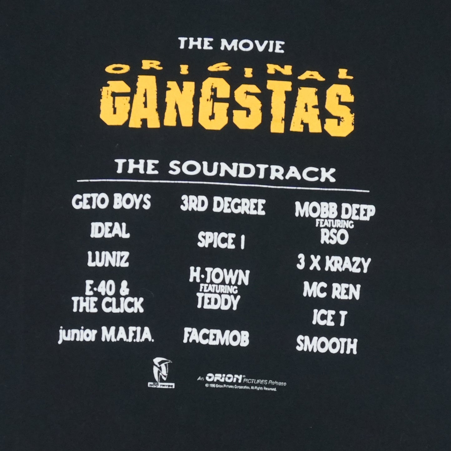 1996 Original Gangstas Movie Soundtrack Shirt