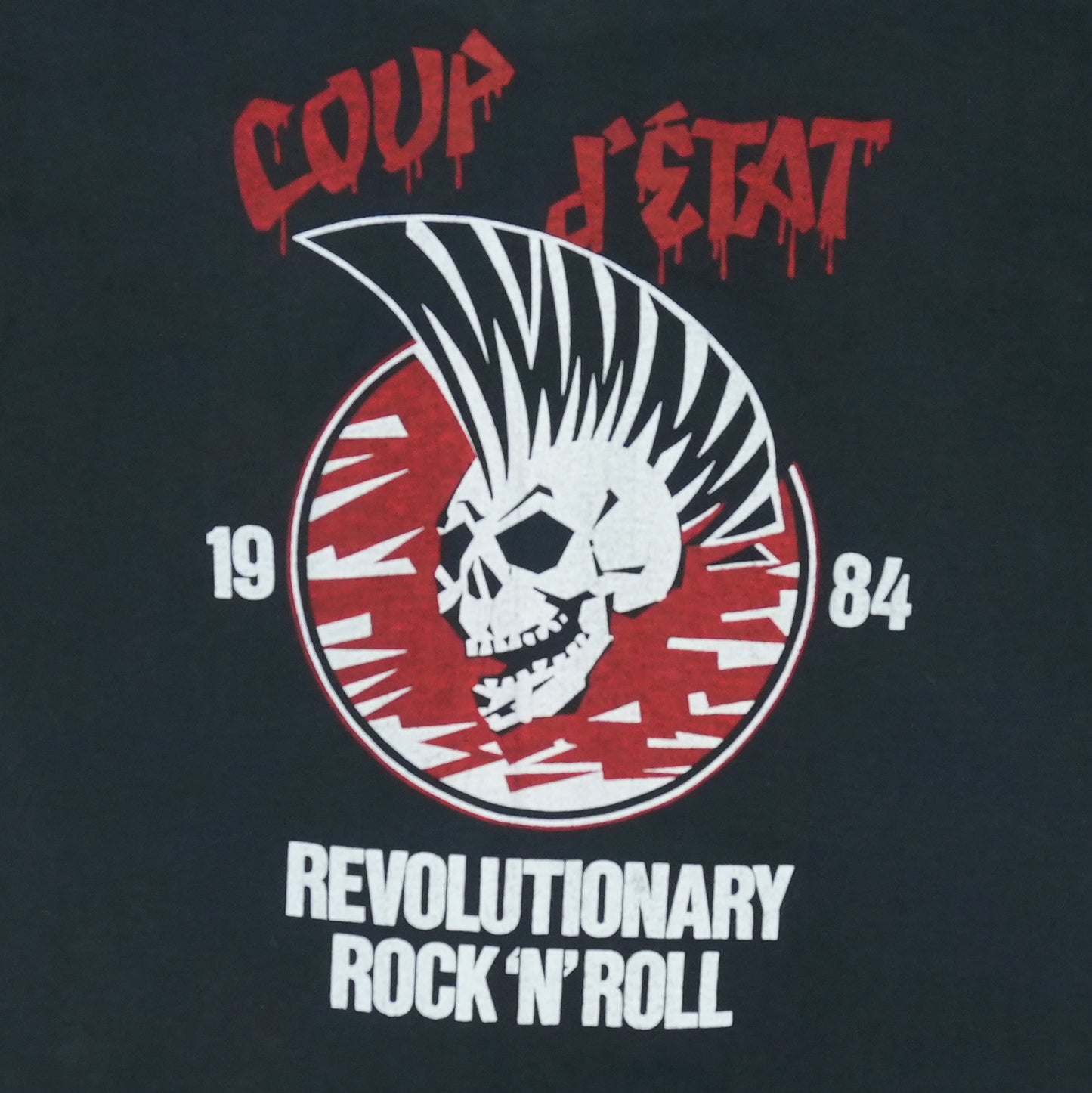 1984 Plasmatics Coup D'etat Tour Shirt