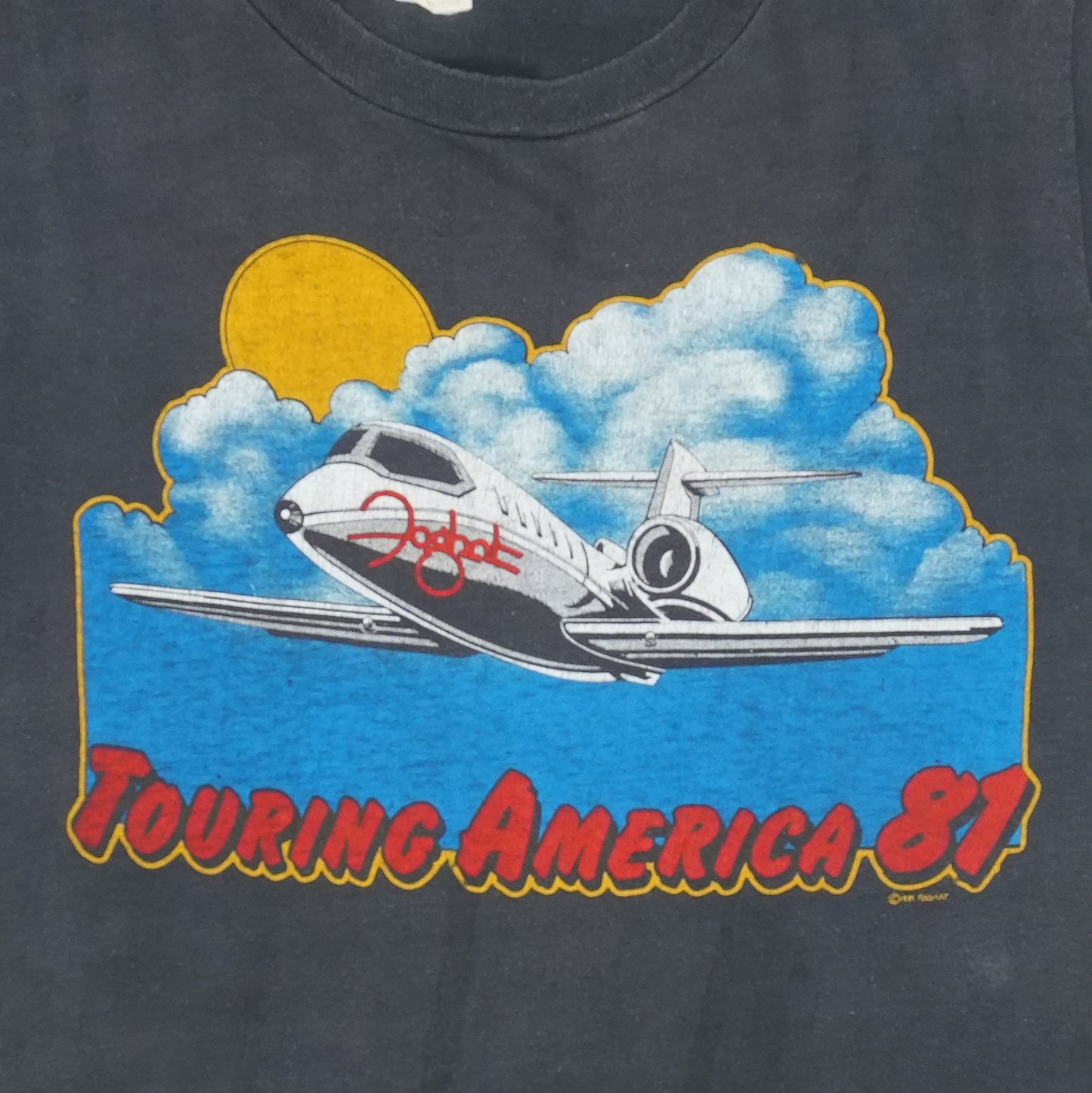 1981 Foghat Touring America Tour Shirt