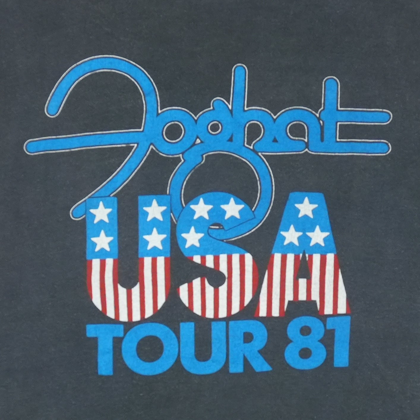 1981 Foghat Touring America Tour Shirt