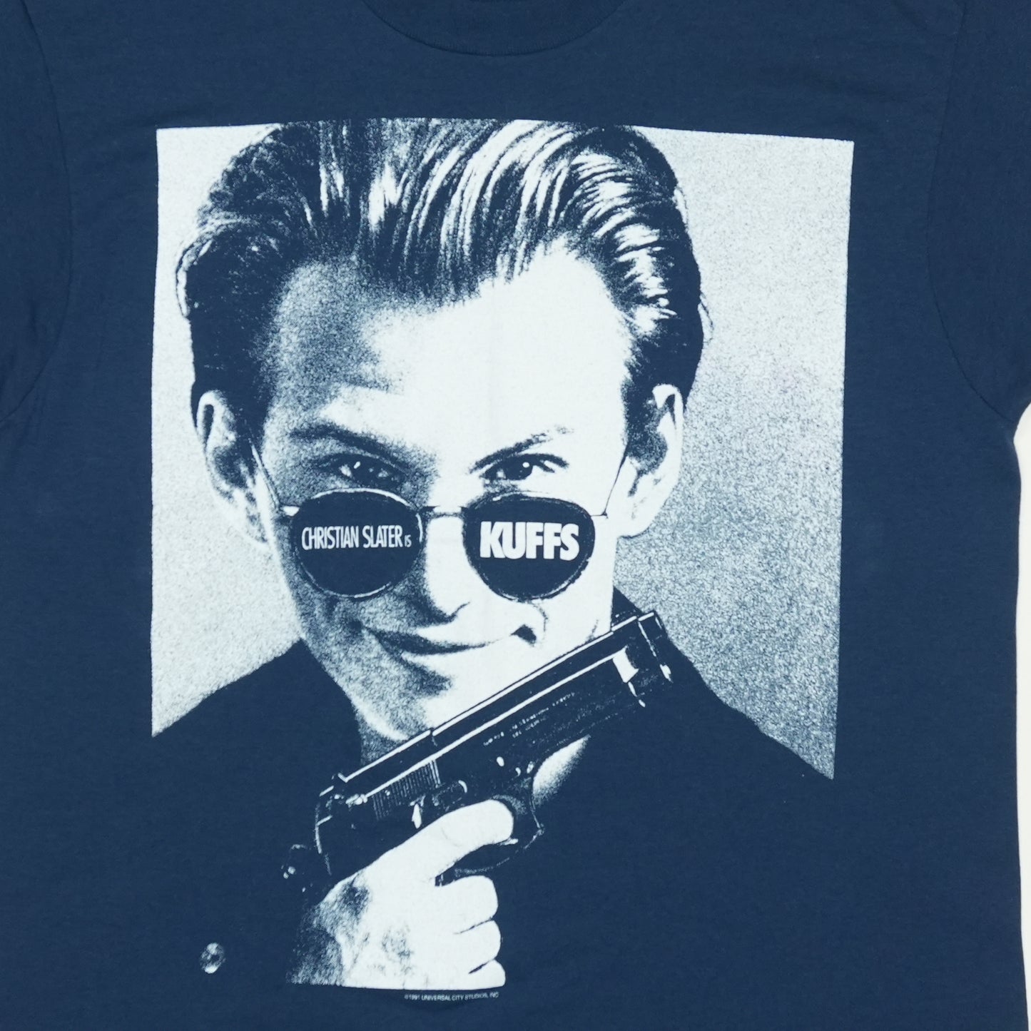 1991 Christian Slater Kuffs Movie Promo Shirt