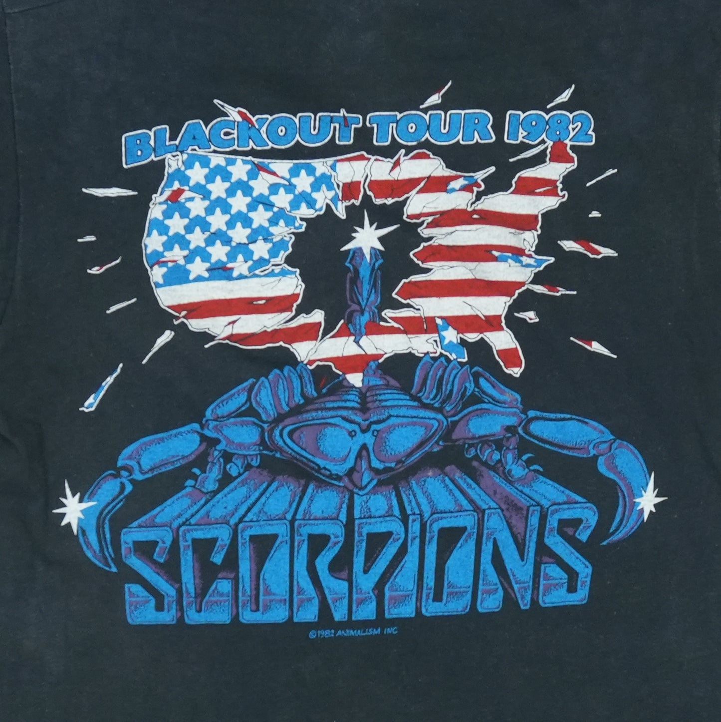 1982 Scorpions Blackout Tour Shirt