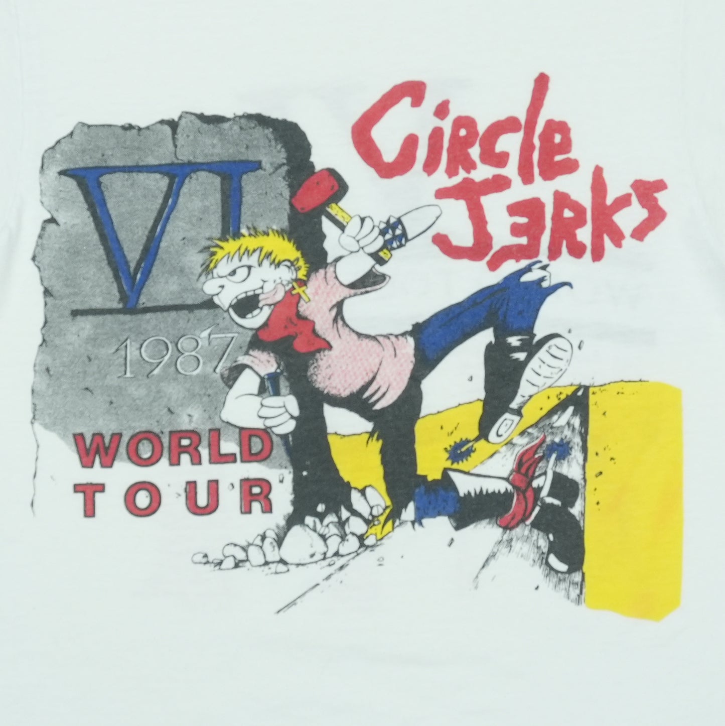 1987 Circle Jerks World Tour Shirt