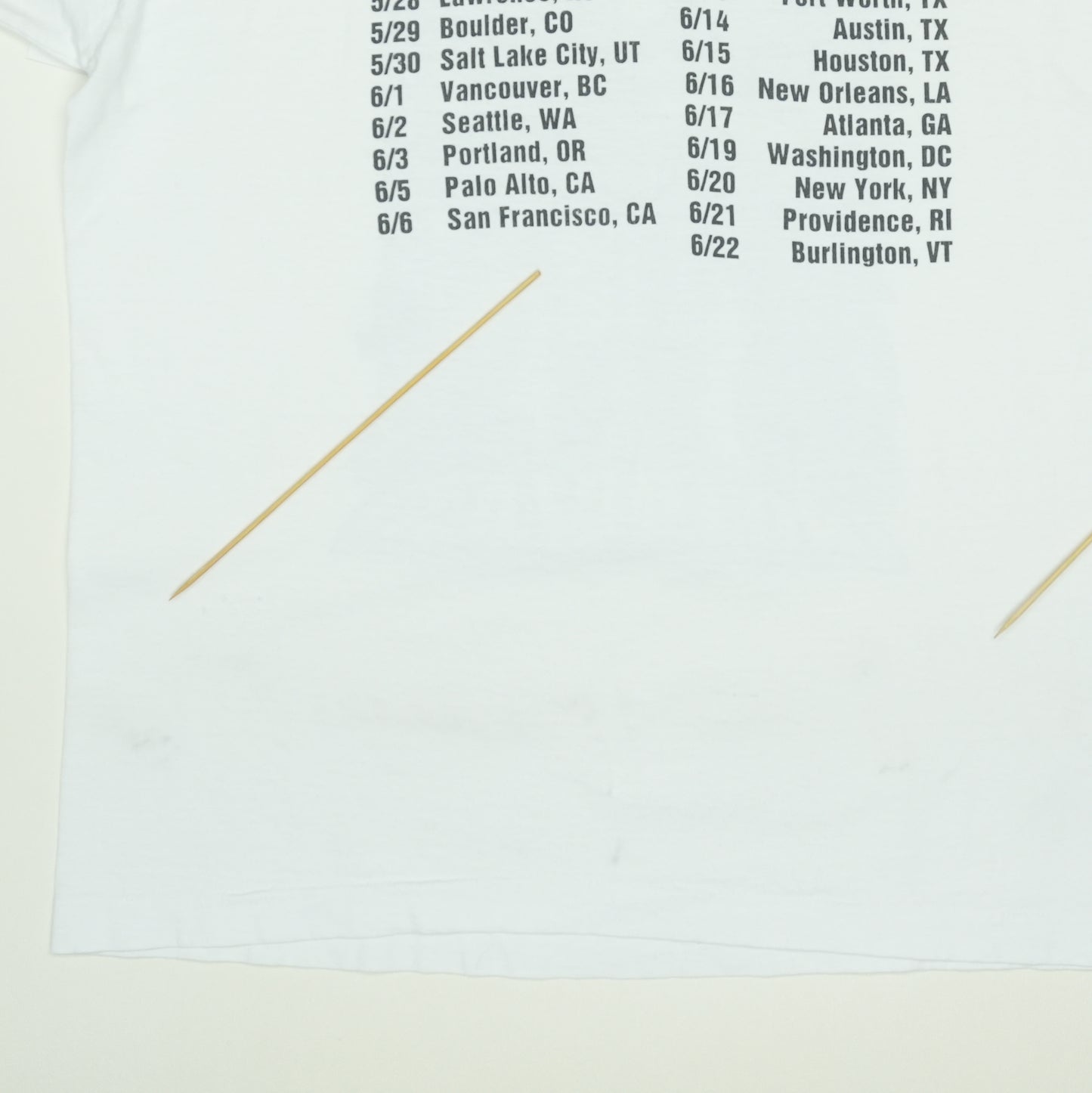 1994 Ska Punk No Loozas Music Festival Tour Shirt