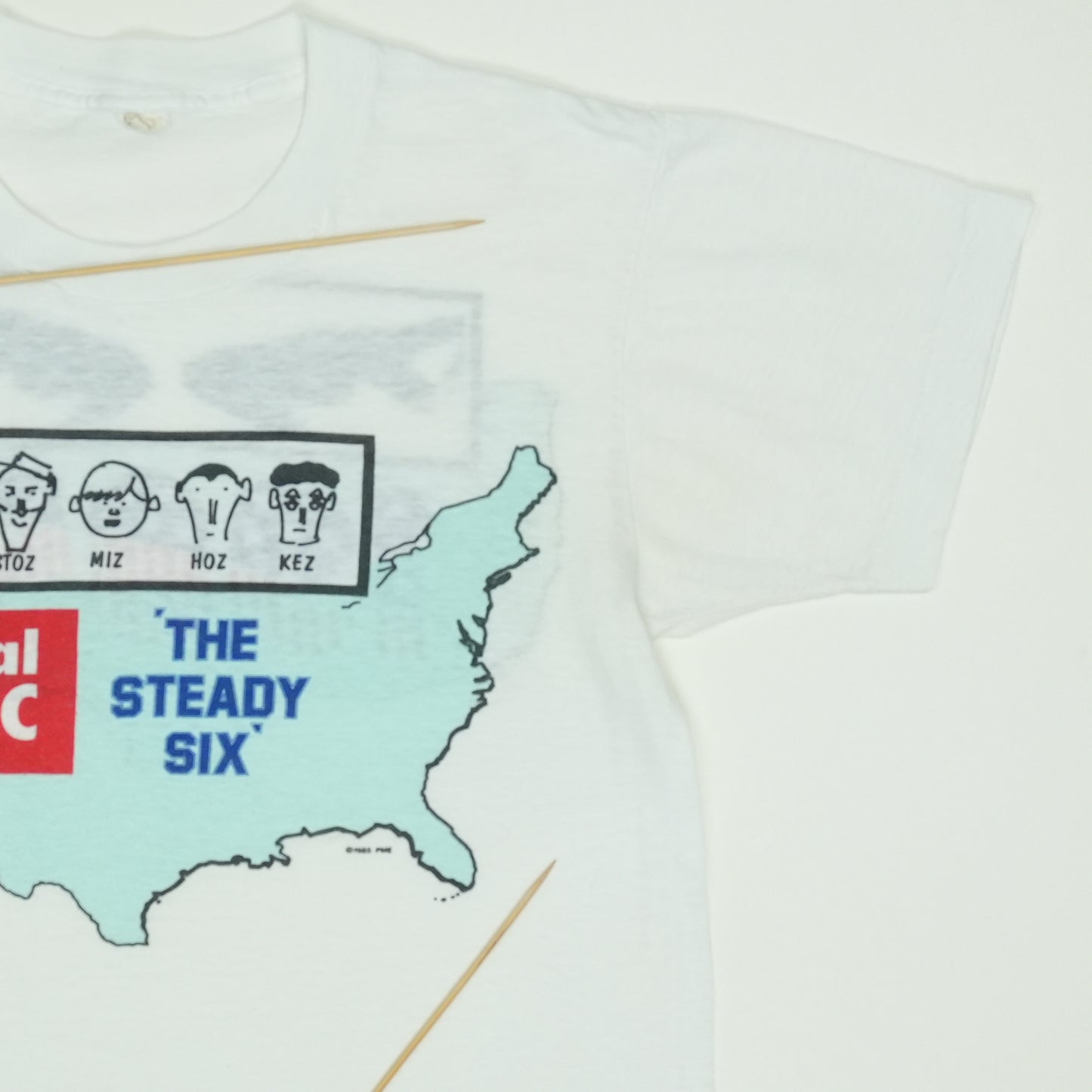 1985 General Public The Steady Six Tour Shirt