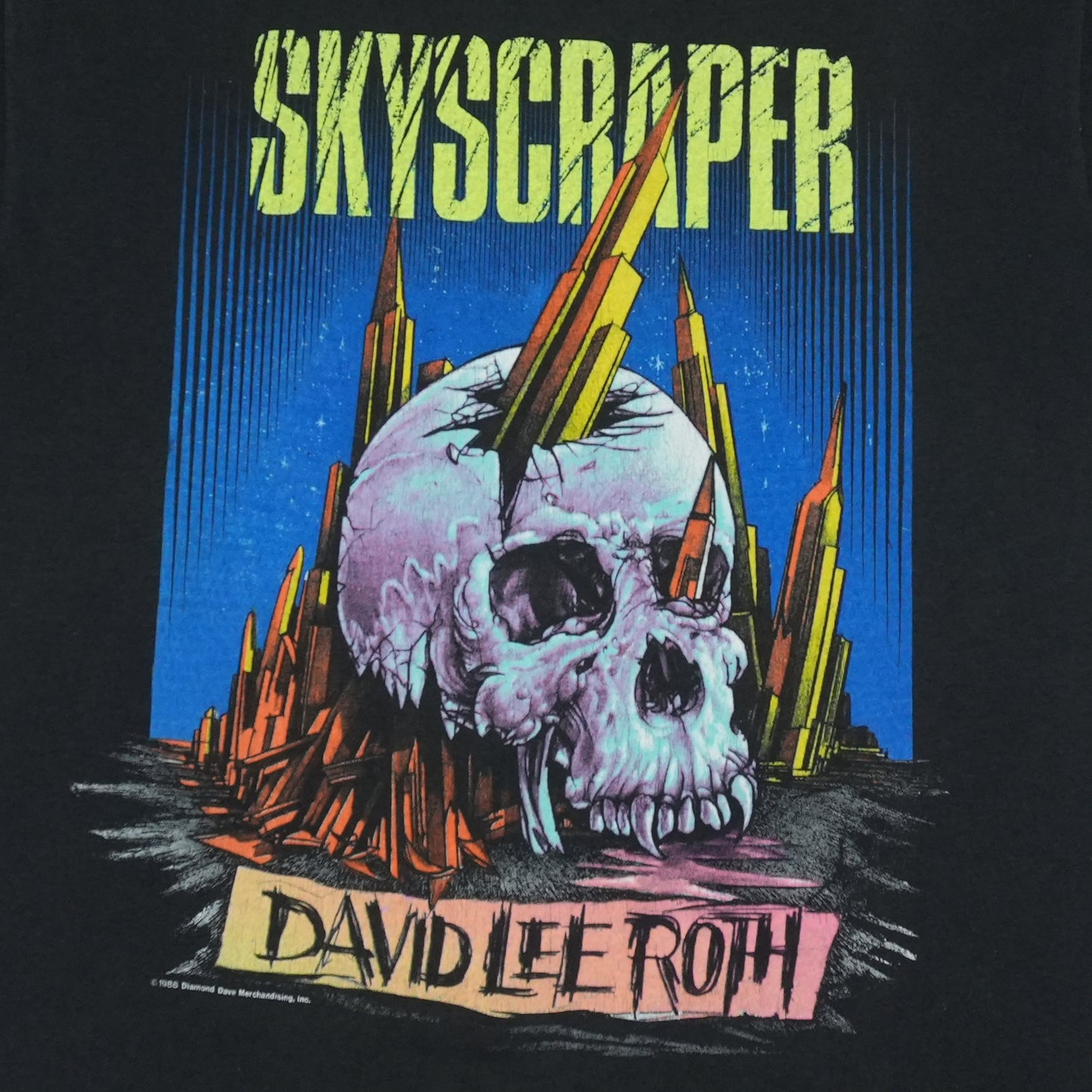 1988 David Lee Roth Skyscraper Tour Shirt