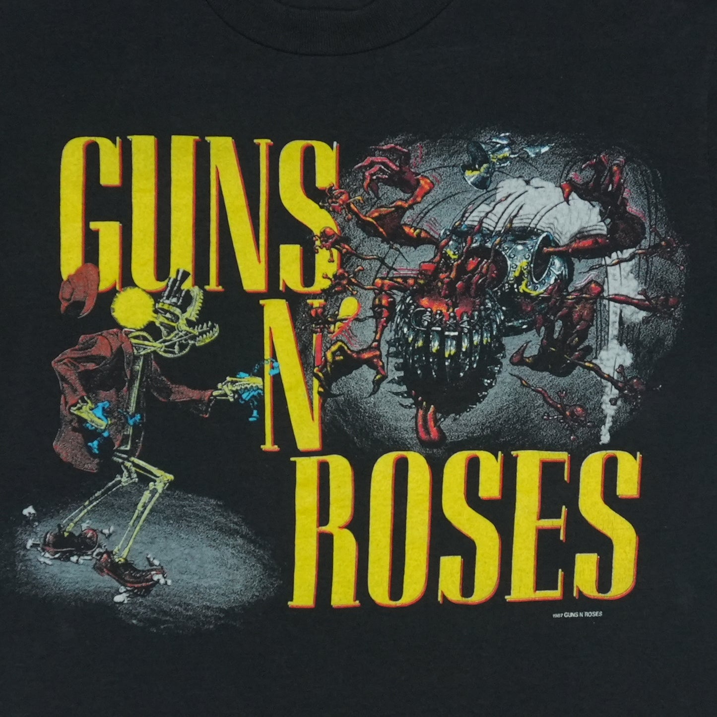 1987 Guns N Roses Appetite For Destruction Tour Shirt