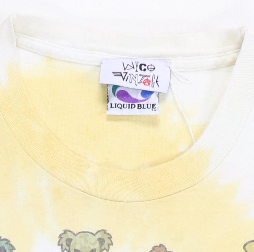 1996 Grateful Dead Spiral Alien Bears Color Change Shirt