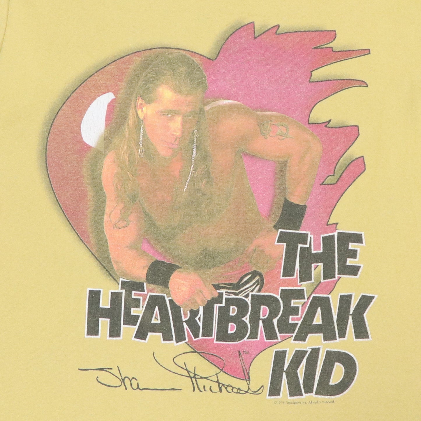 1990s Shawn Michaels The Heartbreak Kid Color Change Shirt