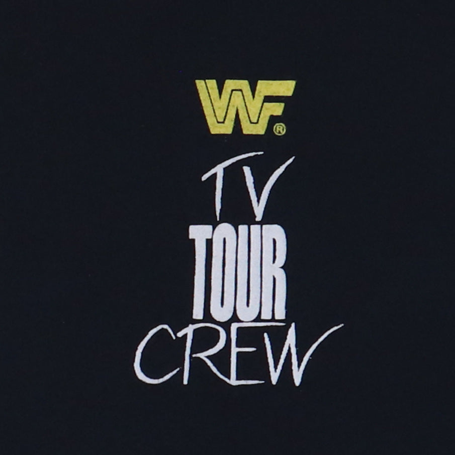 1990 WWF TV Crew Tour Shirt Detail