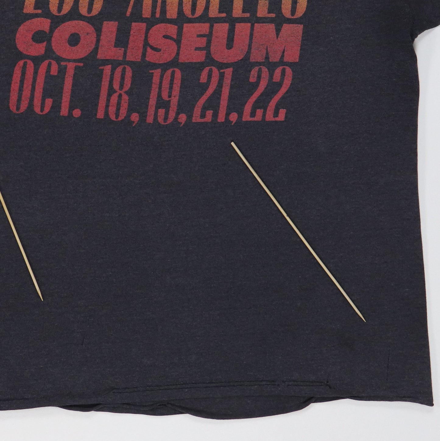 1989 Guns N Roses Stoned In LA Concert Shirt