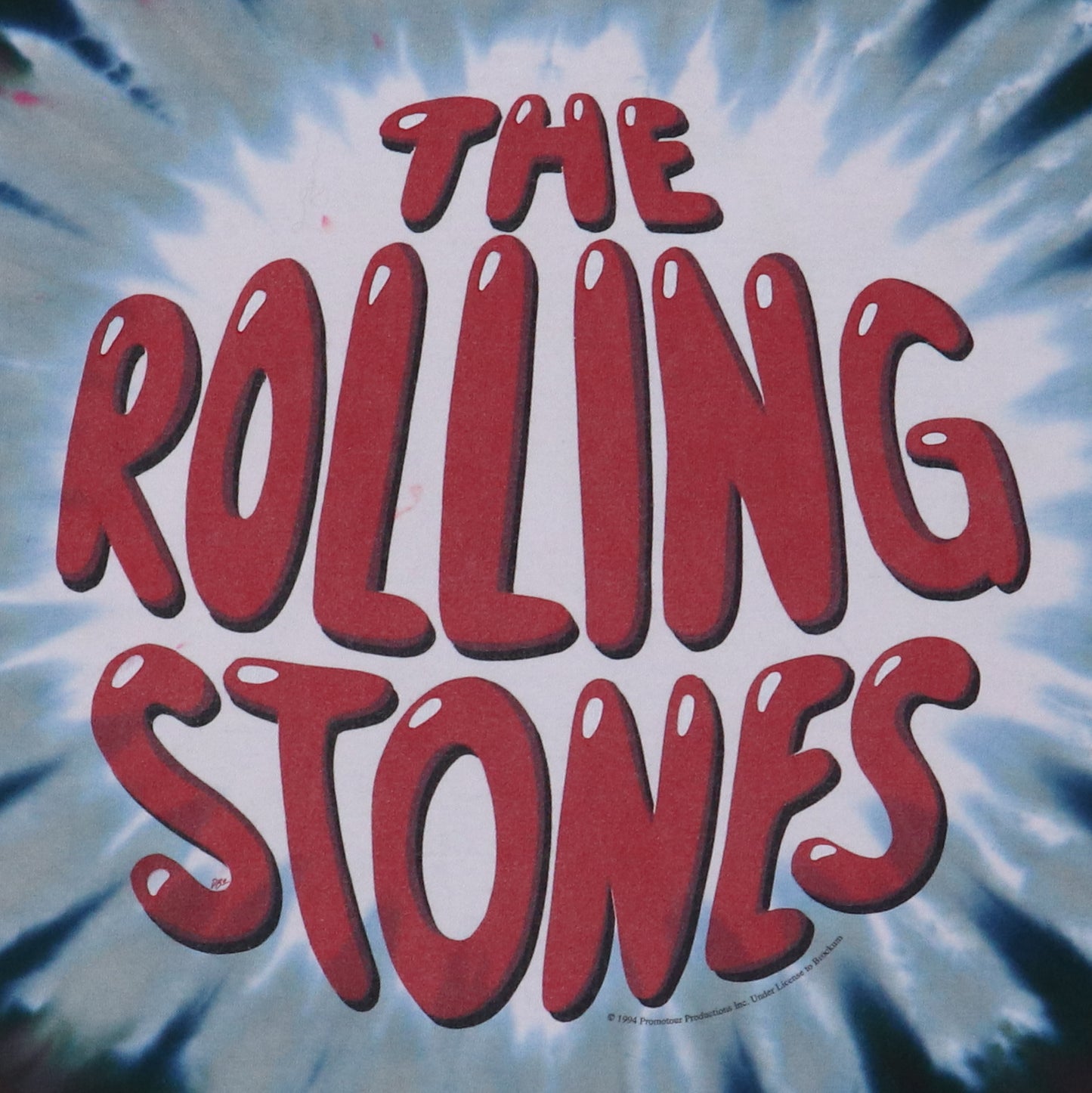 1994 Rolling Stones Tie Dye Shirt