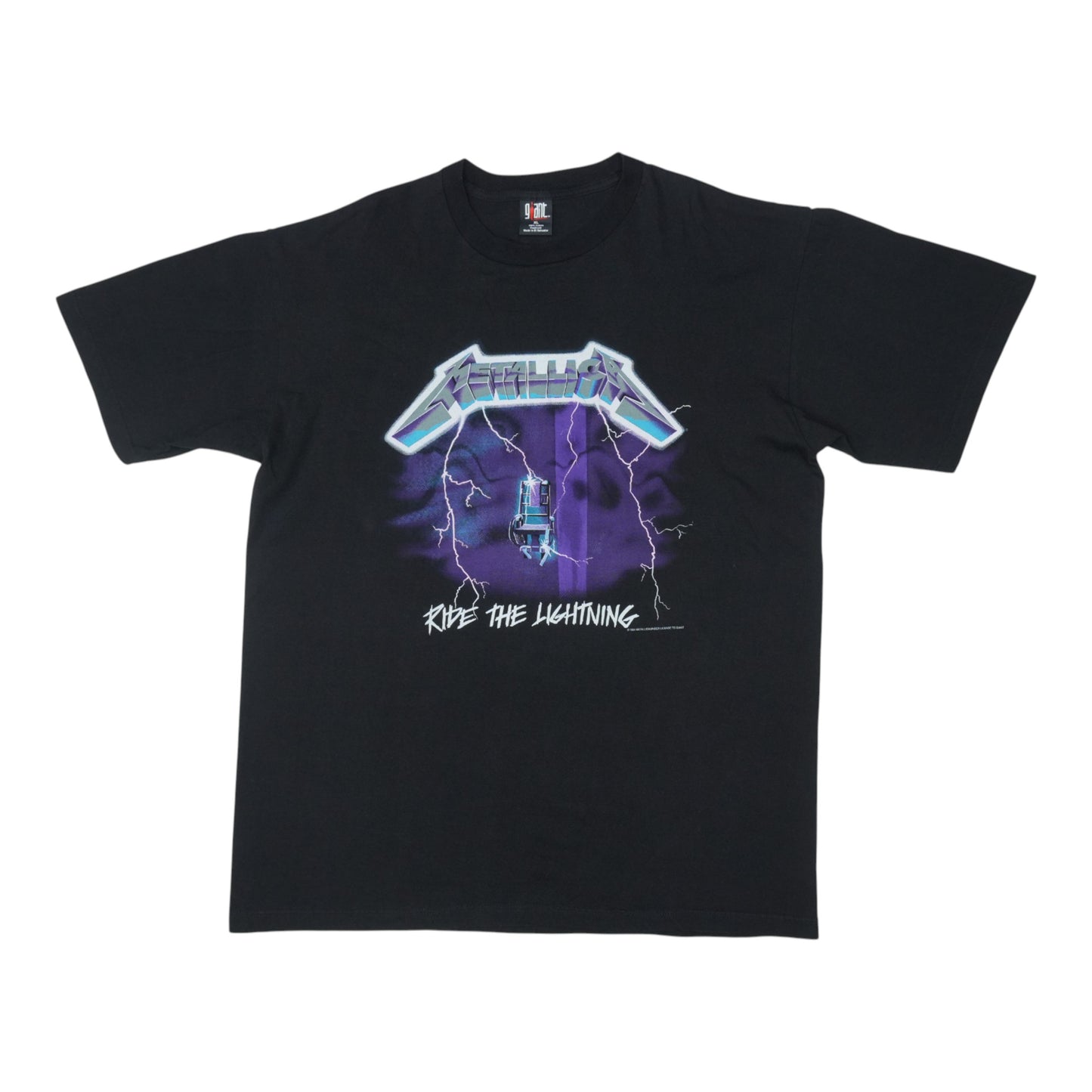 1990s Metallica Ride The Lightning Shirt