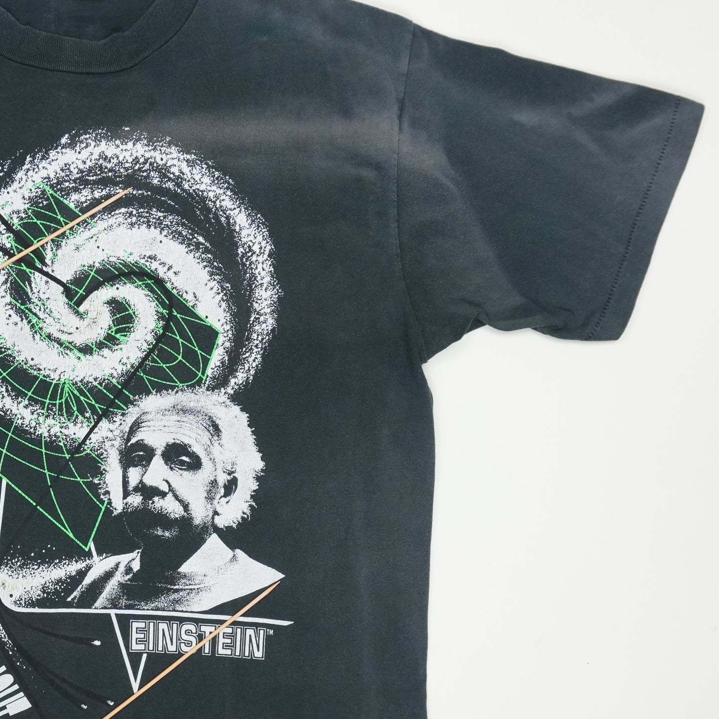 1990s Albert Einstein Gravity Bends Light Shirt
